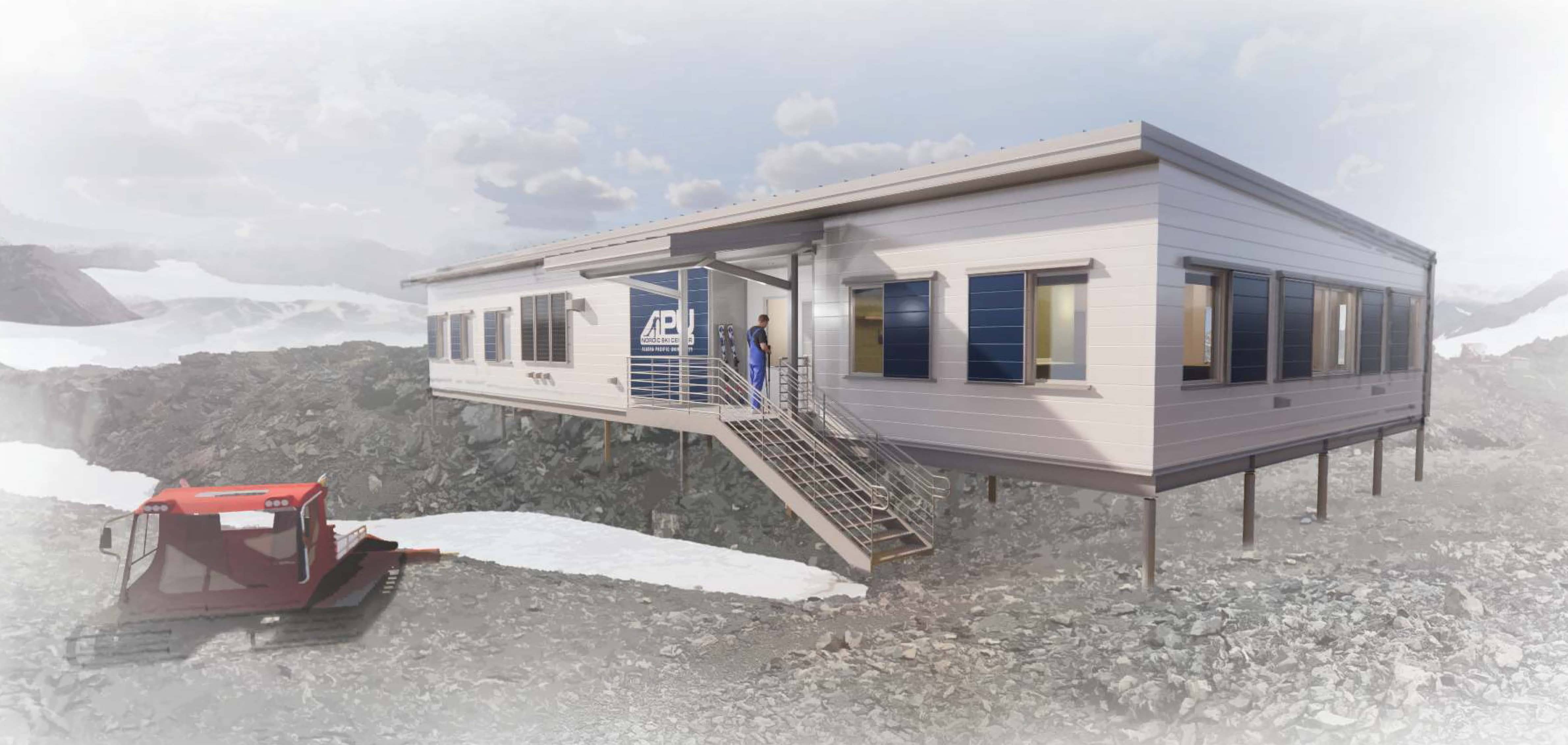 Alaska Pacific University Thomas Nordic Center concept rendering