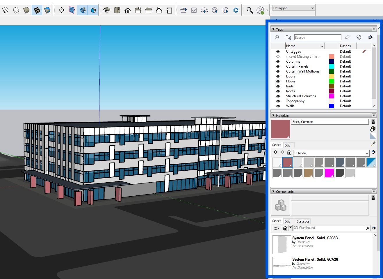 Well-organized SketchUp model
