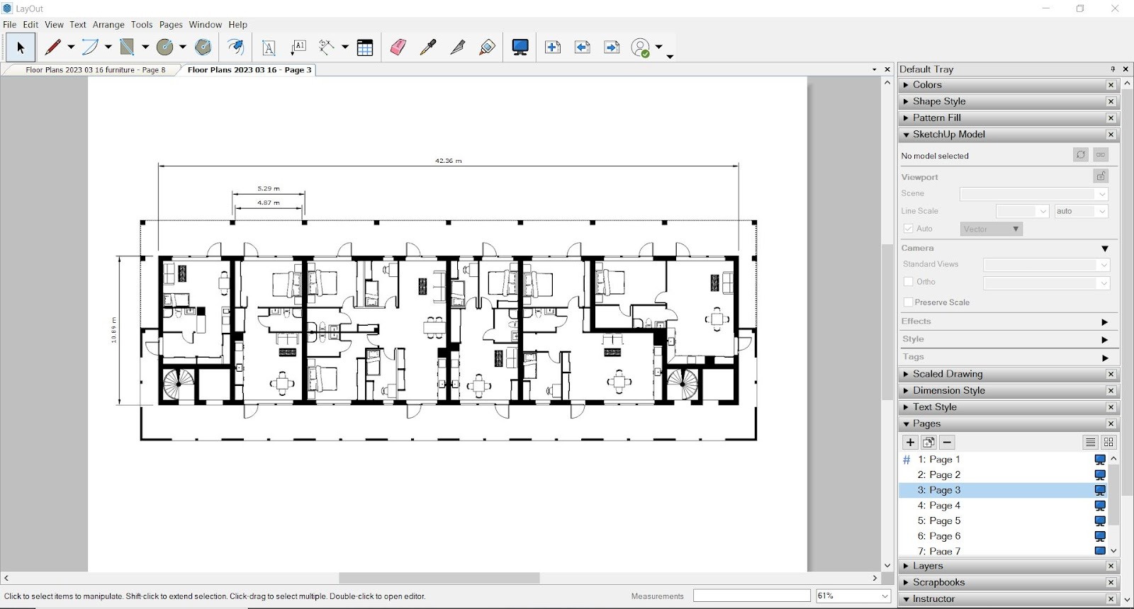 Layout preliminary design development floor 